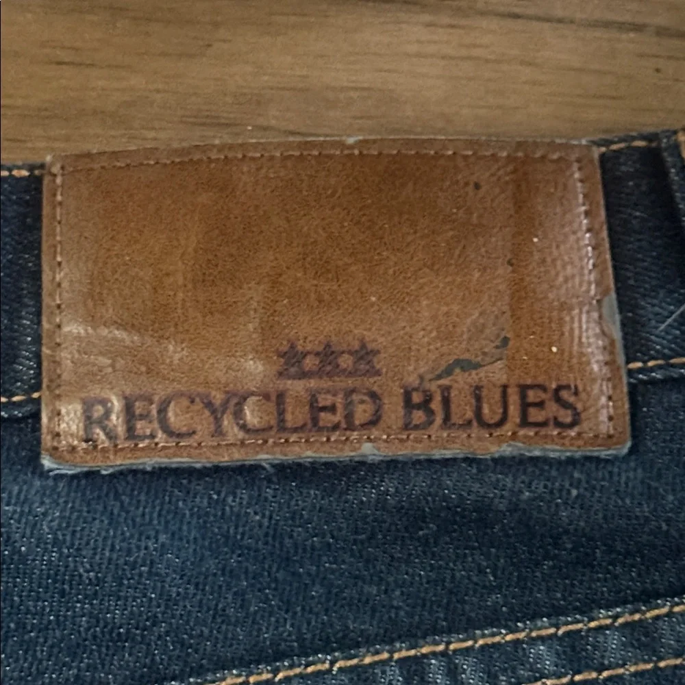 Recycled Blue Mens Slim Fit Denim Jeans